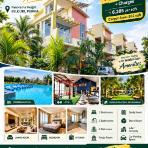 🏡 PANORAMA HEIGHTS – 3 BHK FLAT FOR SALE