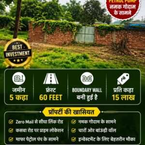 🏡 GULAB BAGH – ZERO MILE TO KASBA ROAD में 5 कट्ठा LAND बिक्री के लिए PN 141