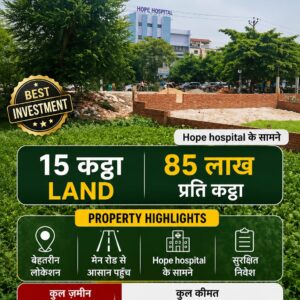 🏡 RAMBAGH ROAD – LINE BAZAR PURNIA में 15 कट्ठा LAND बिक्री के लिए PN 145